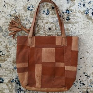 Lucky Brand Leather Hobo